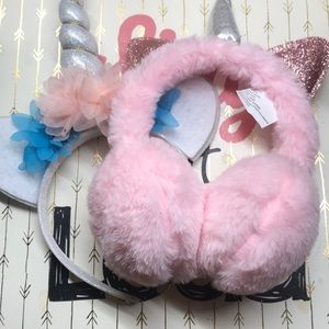 Unicorn headband and ear warmers